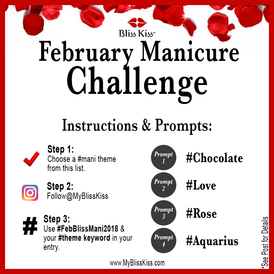SIMPLY FUN! February Nail Prompt-Mani Challenge is HERE!