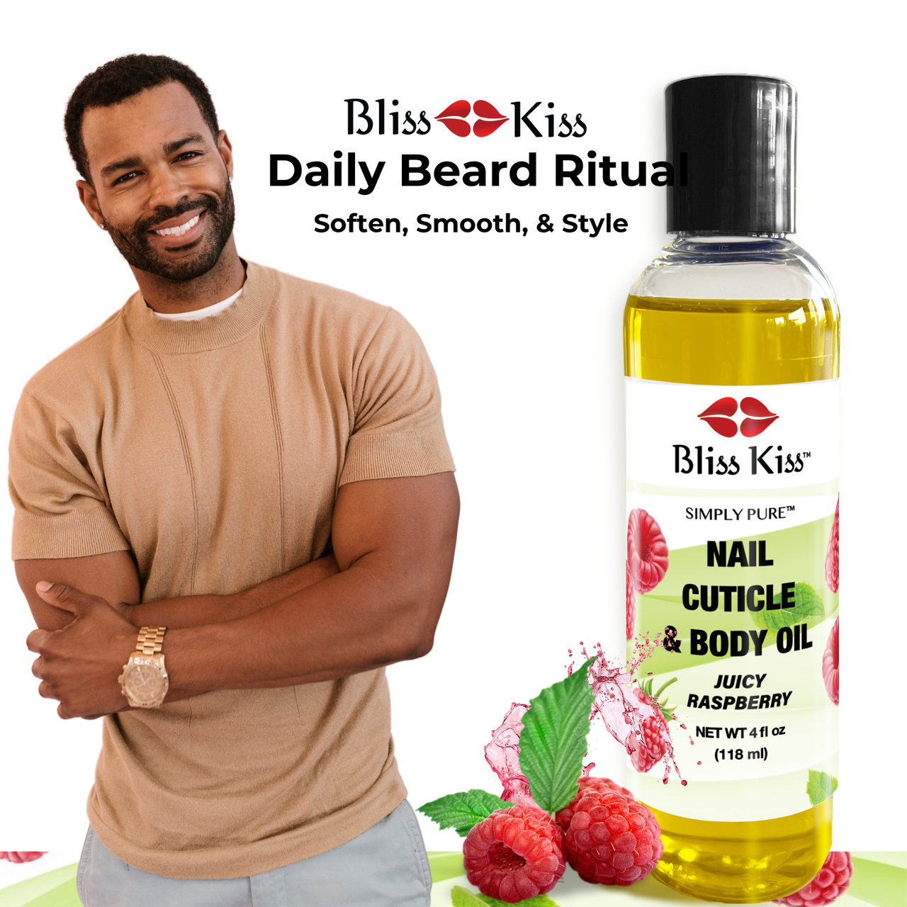 LE: Simply Pure™ Hydrating Oil - 4 oz - Juicy Raspberry Scent