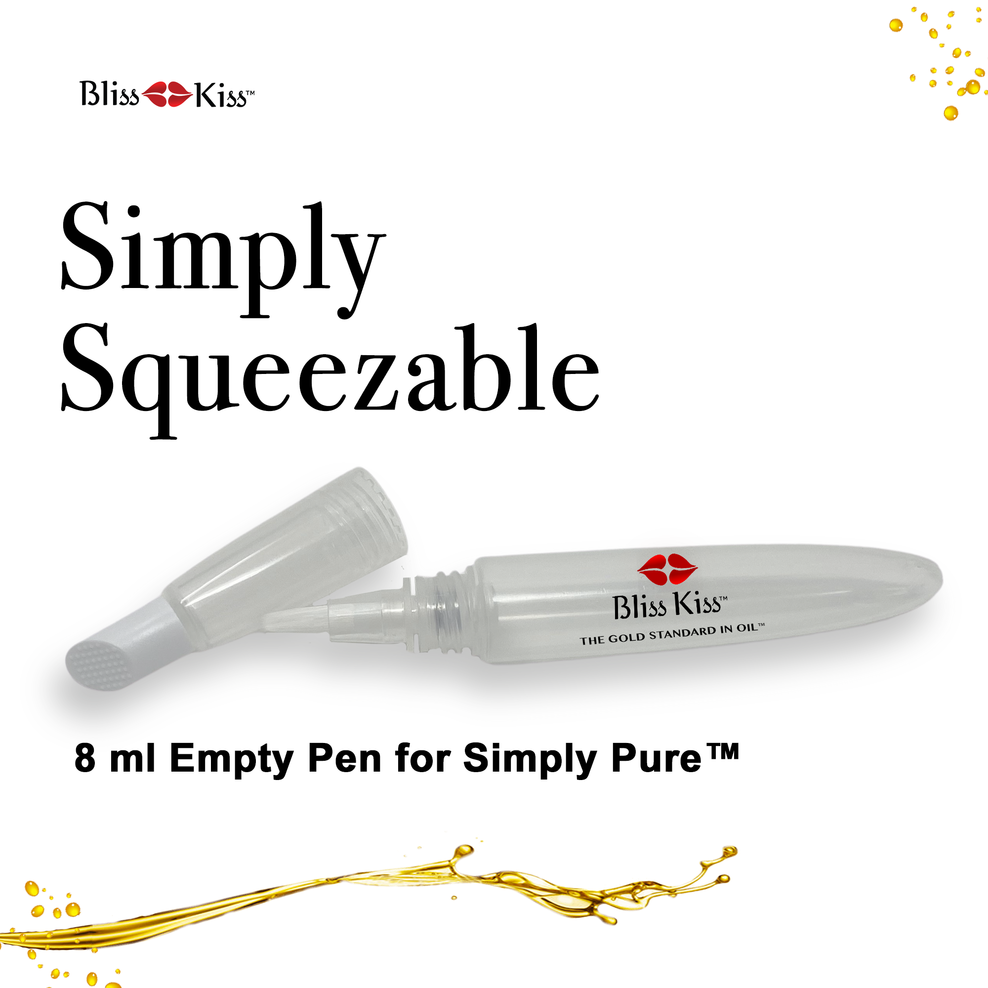 Bliss Kiss™ Refillable Nail Oil Pens | Sold Empty