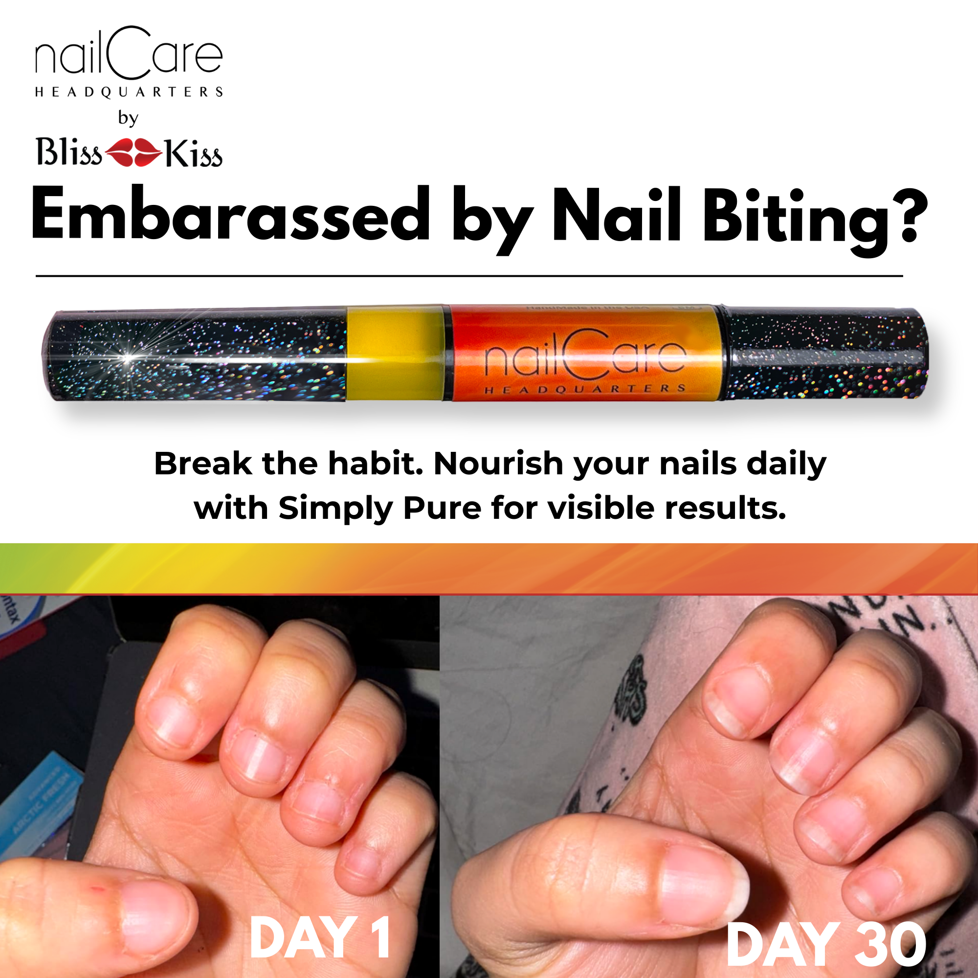 1-Pen: HOLO Twist Simply Pure™ Nail Oil Pen - 2ml Travel Sized - Bali Mango