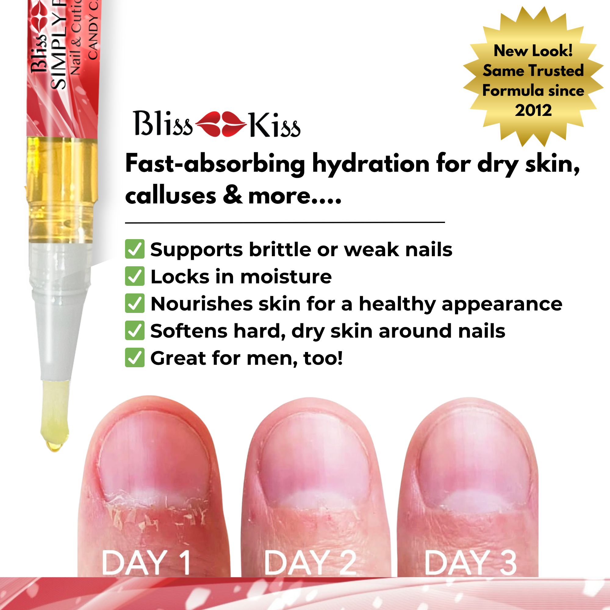 Simply Pure™ Hydrating Oil Pen - Candy Cane