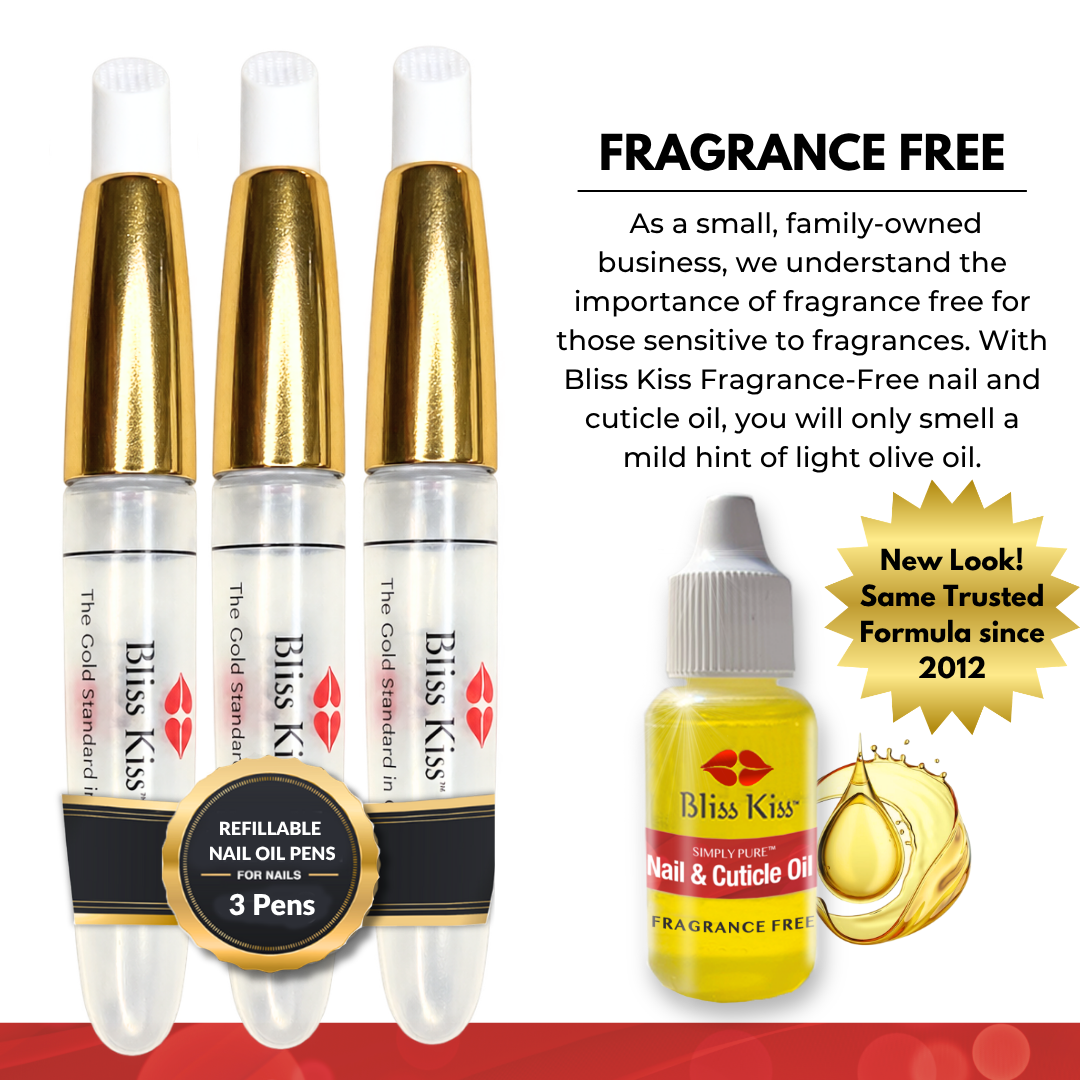 Bliss Kiss™ Refillable Nail Oil Pens | Sold Empty