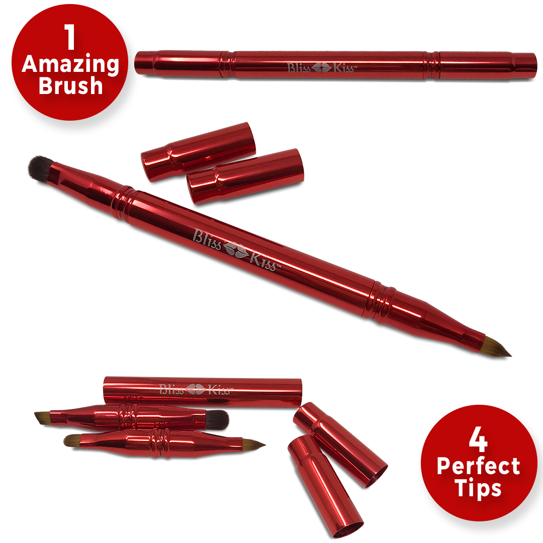 Bliss Kiss™ 4-in-1 Cleanup & Nail Art Brush