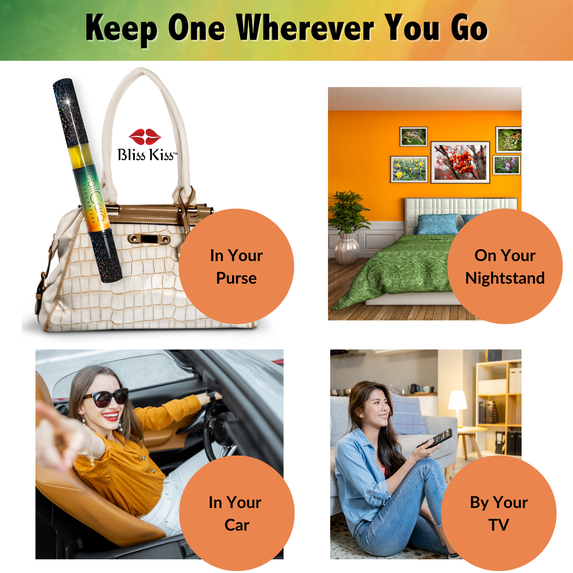 1-Pen: HOLO Twist Simply Pure™ Nail Oil Pen - 2ml Travel Sized - Cucumber Melon