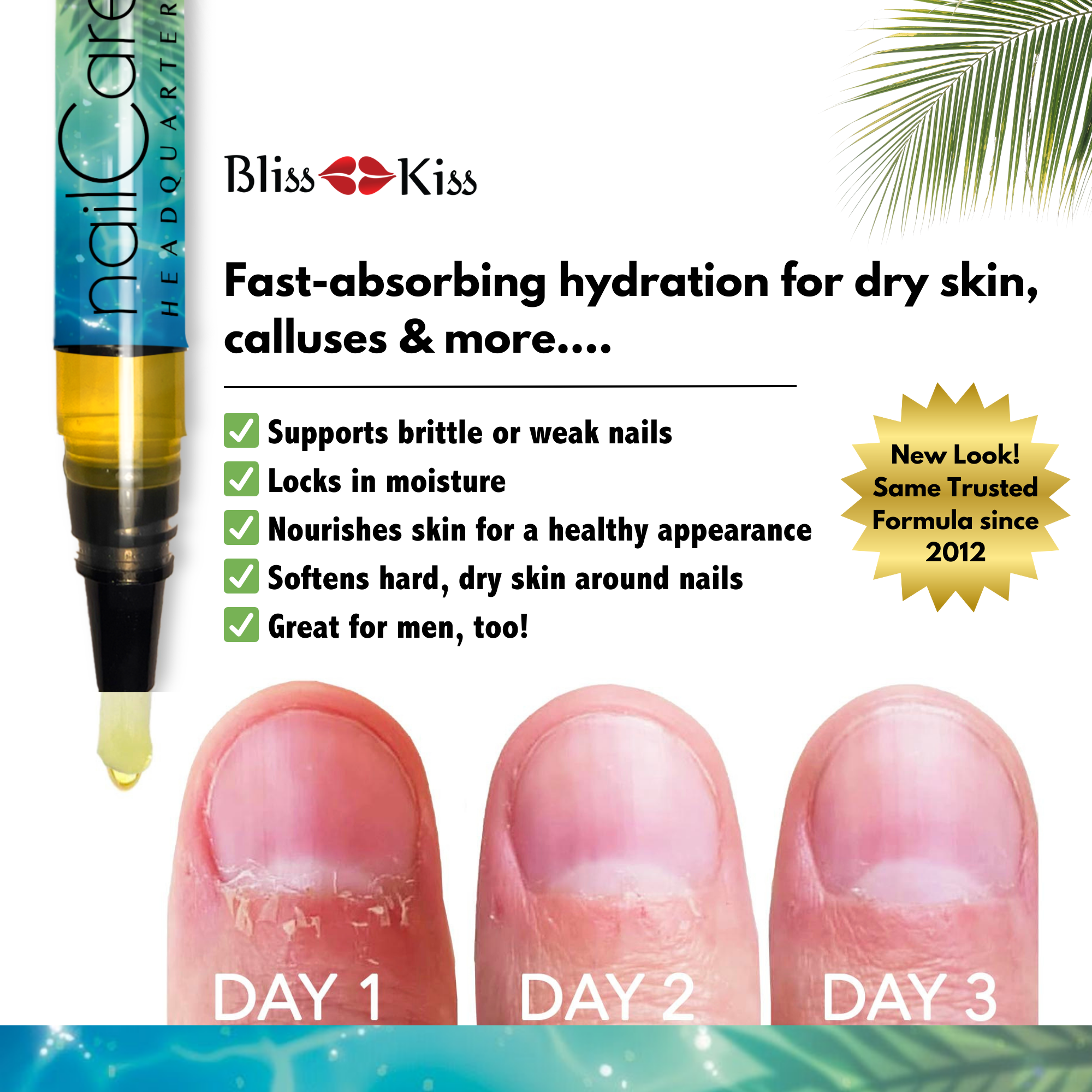 1-Pen: HOLO Twist Simply Pure™ Nail Oil Pen - 2ml Travel Sized - Butt Naked