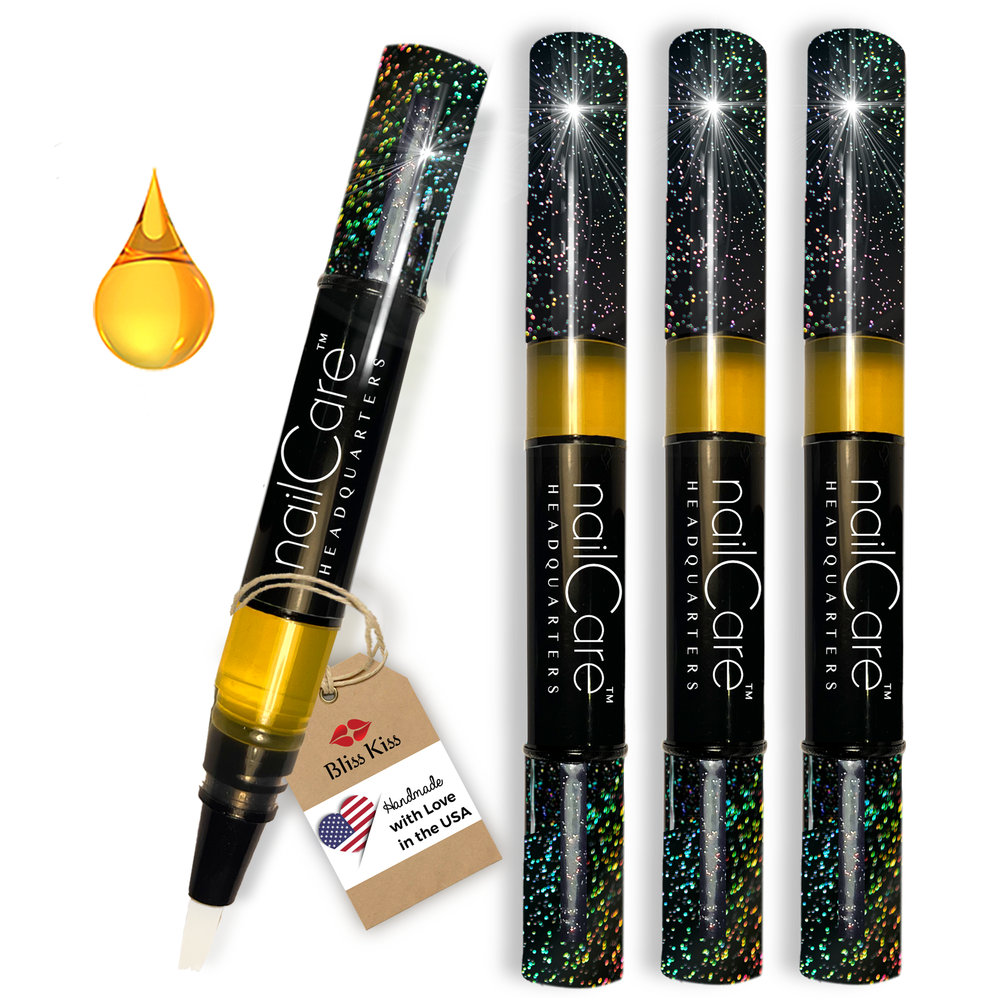 HOLO Twist Simply Pure™ Nail Oil Pens | 4-Pen Pack - Natural