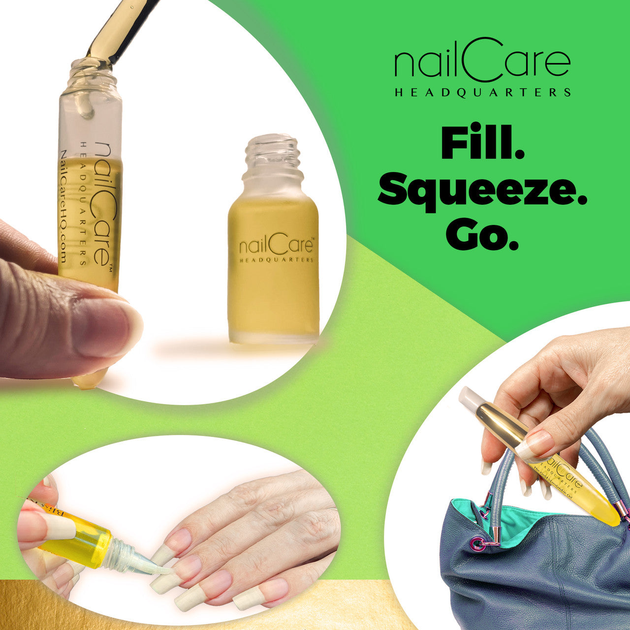 Holo Nail Care Headquarters™ Refillable Empty Squeeze Cuticle Pens | Sold Empty