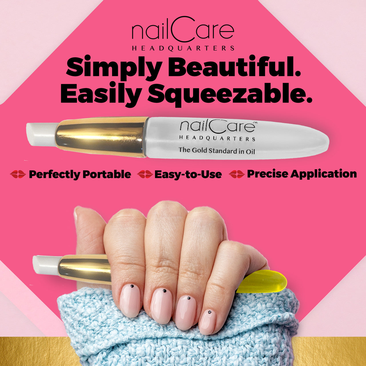 Nail Care Headquarters™ Refillable Empty Squeeze Cuticle Pens | Sold Empty
