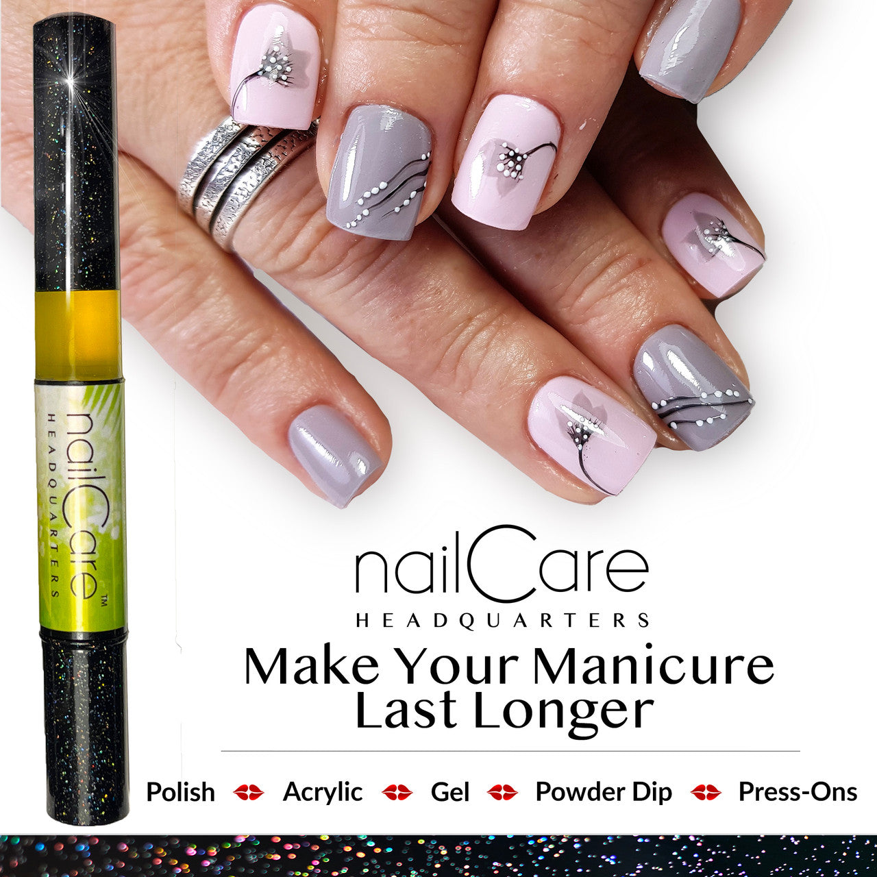 1-Pen: HOLO Twist Simply Pure™ Nail Oil Pen - 2ml Travel Sized