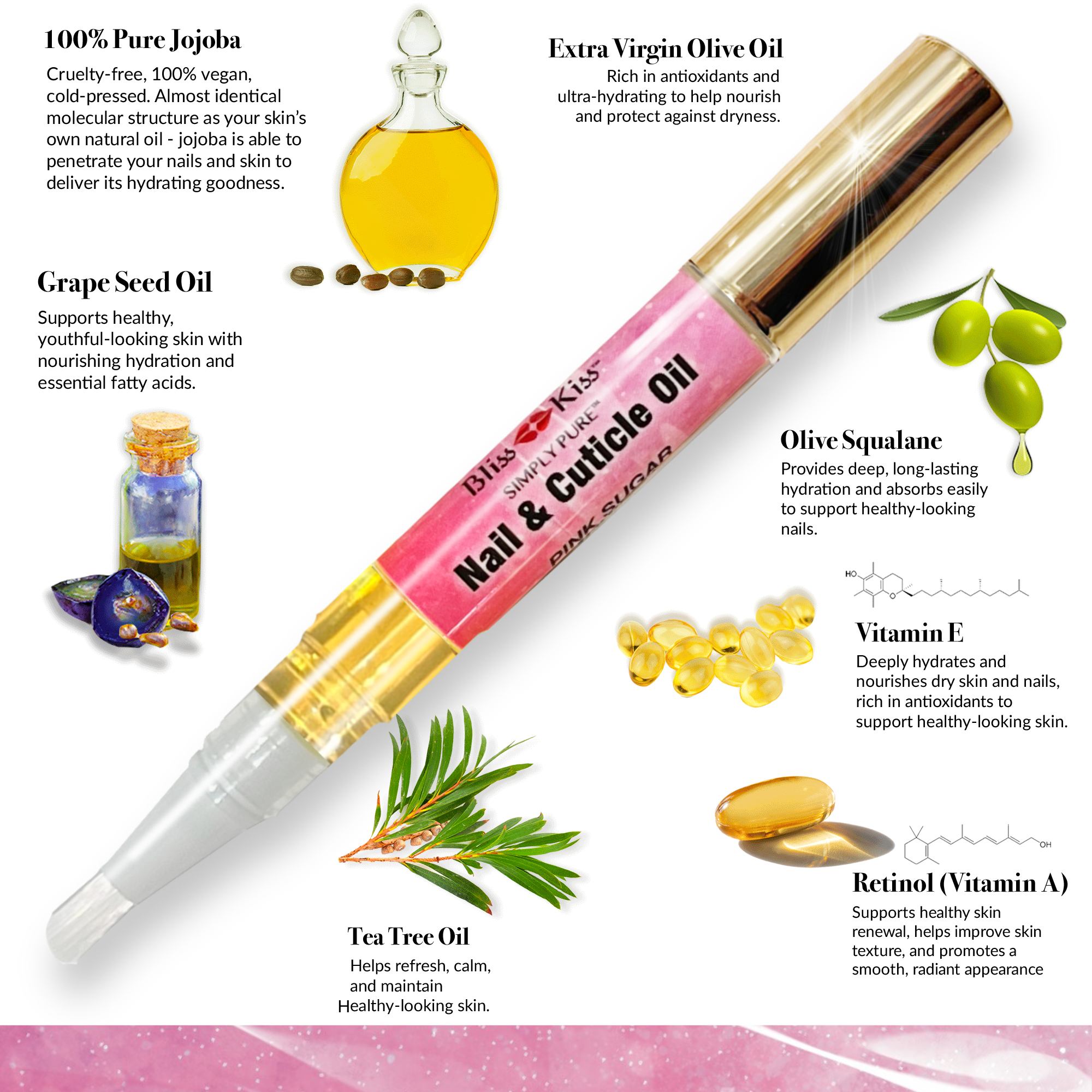 Simply Pure™ Hydrating Oil - Starter Kit (4 Pens) - Pink Sugar Scent
