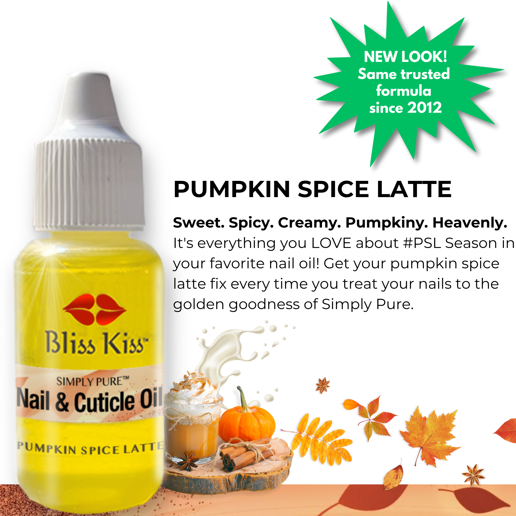 Pumpkin Spice Latte Simply Pure™ Hydrating Oil 15 ml Dropper