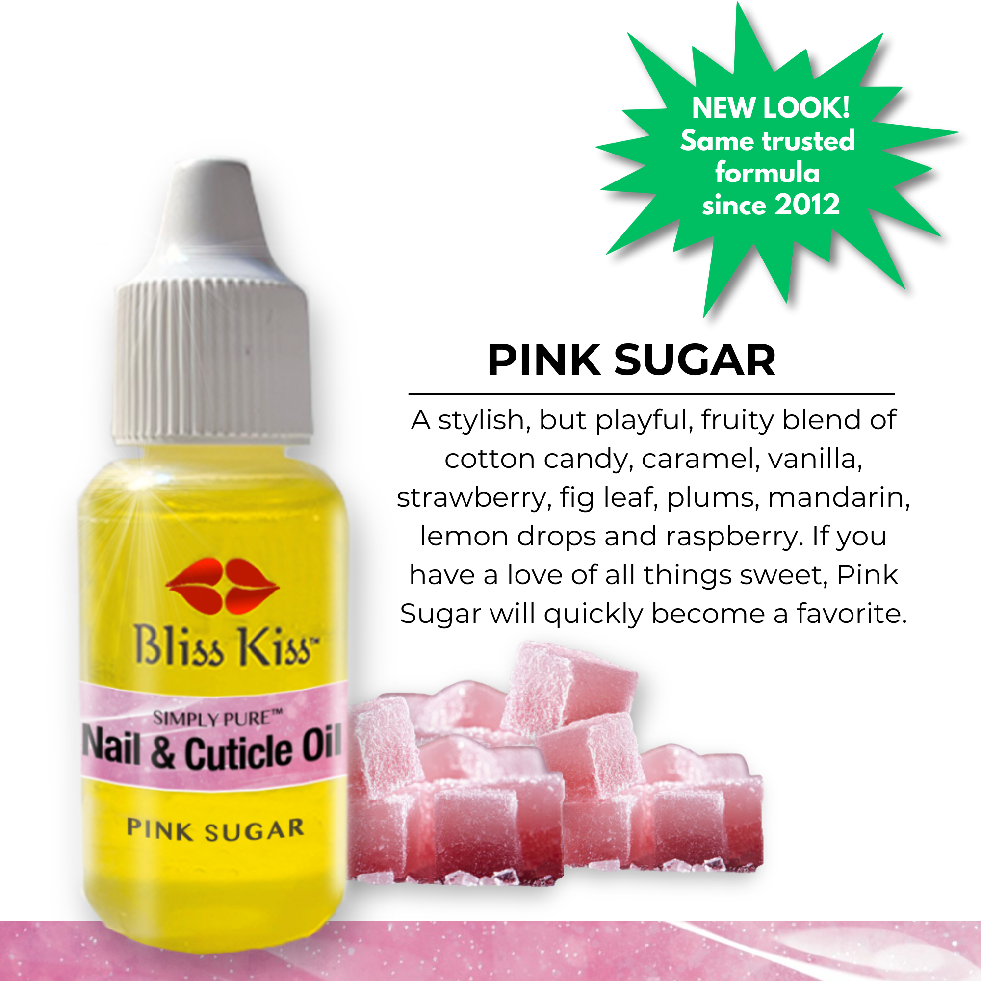 Simply Pure™ Hydrating Oil - 15 ml Dropper Bottle | Pink Sugar