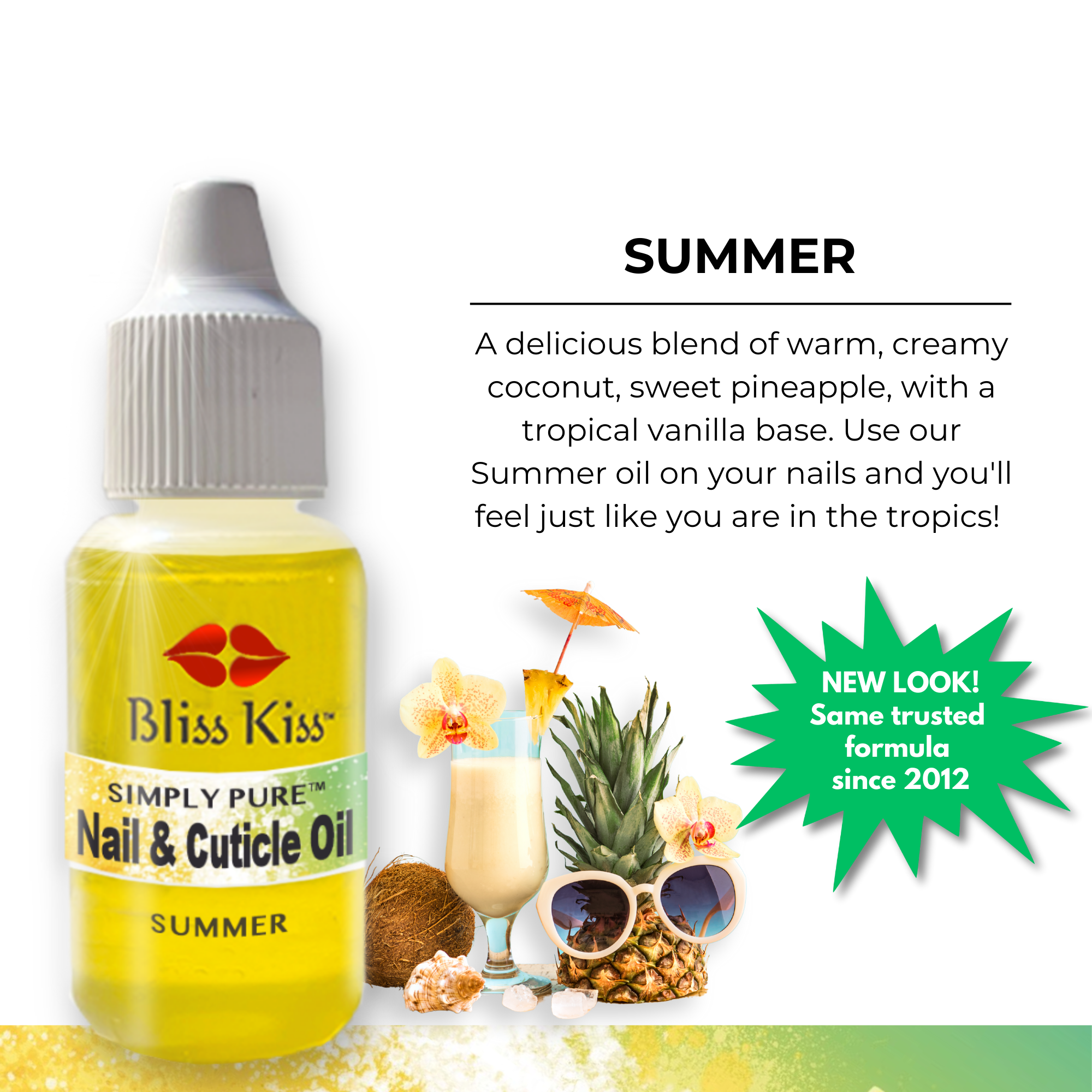 Simply Pure™ Hydrating Oil - 15 ml Dropper Bottle | Summer Fragrance