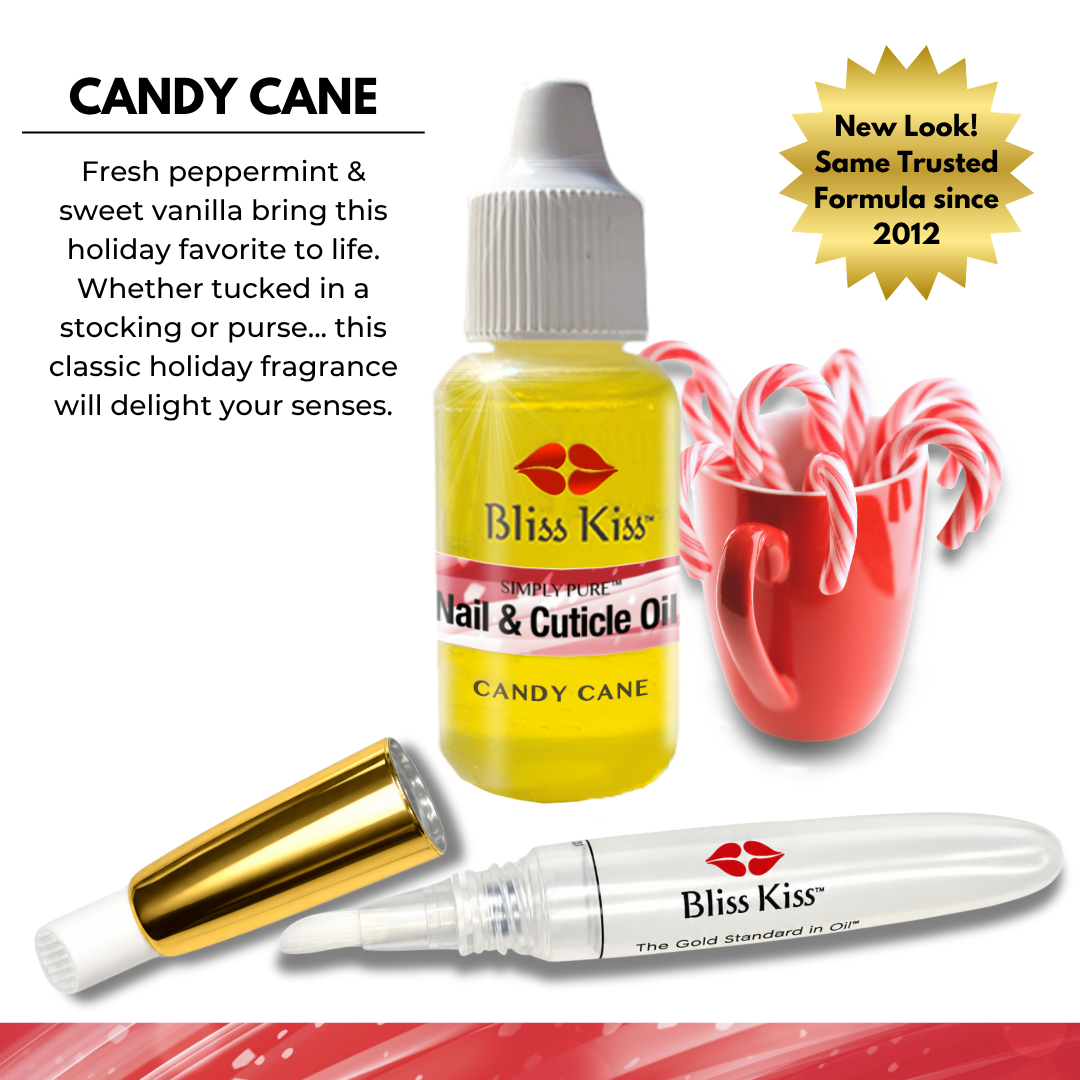 Refillable Pen Nail & Cuticle Oil Combo Kit | 1 or 3 Pen + Candy Cane Scent Simply Pure™
