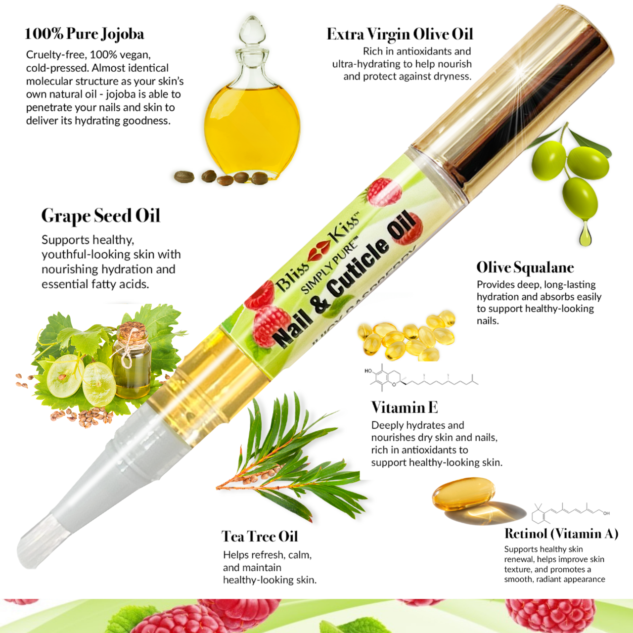 LE Simply Pure™ Hydrating Oil - Starter Kit (4 Pens) - Juicy Raspberry Scent