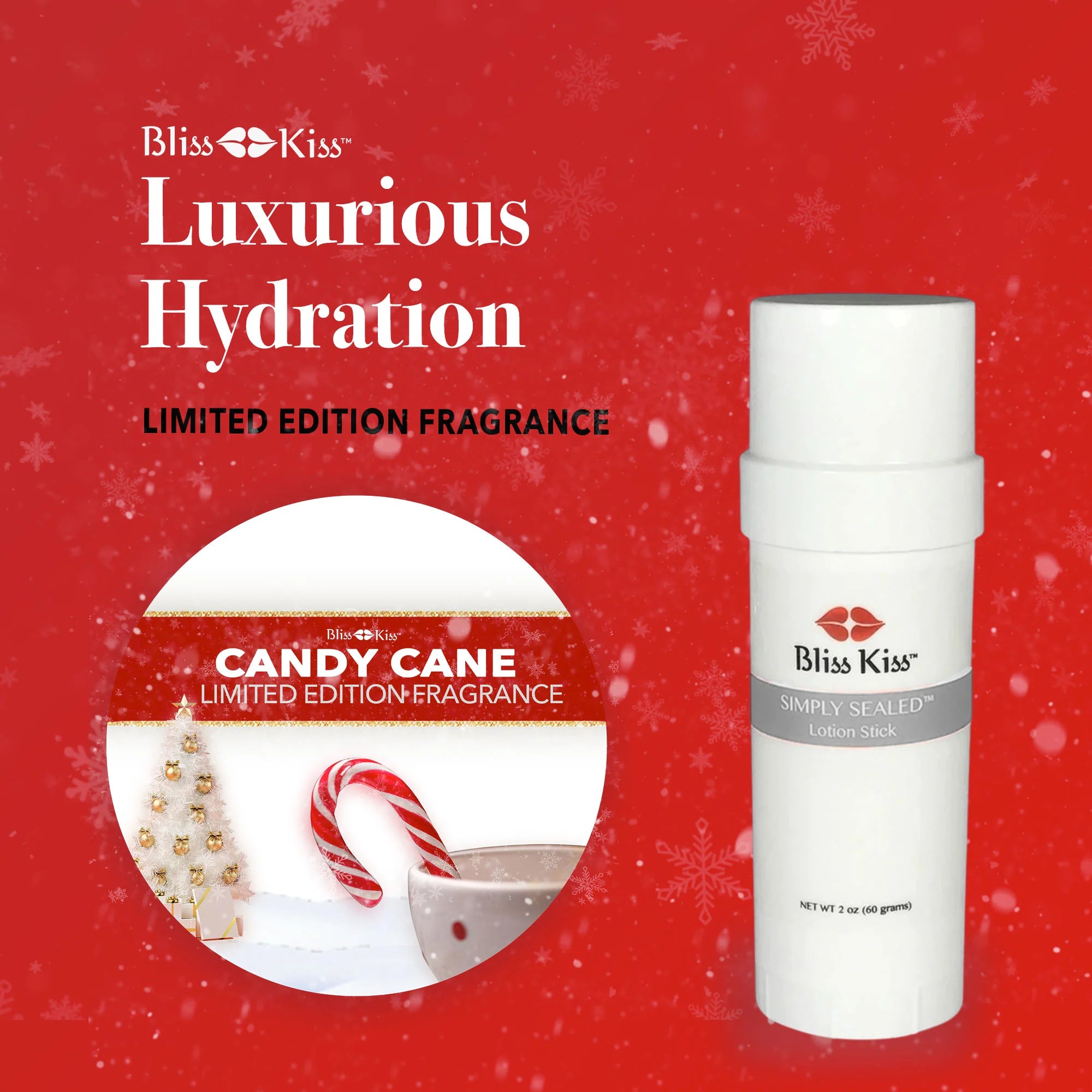 CLEARANCE Simply Sealed™ Lotion Stick - Candy Cane CLEARANCE