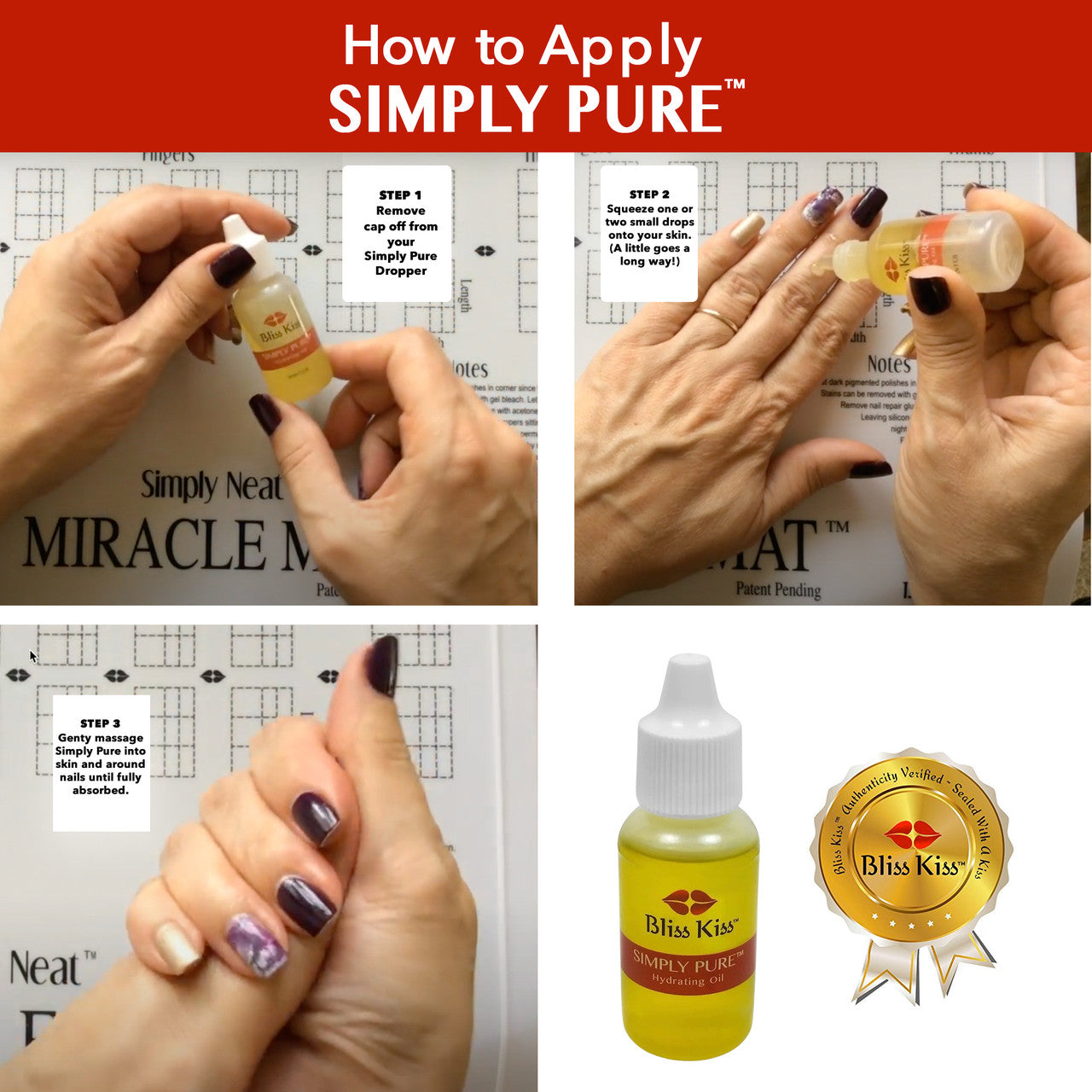 LE: Simply Pure™ Hydrating Oil 15 ml Dropper - Lavender Vanilla