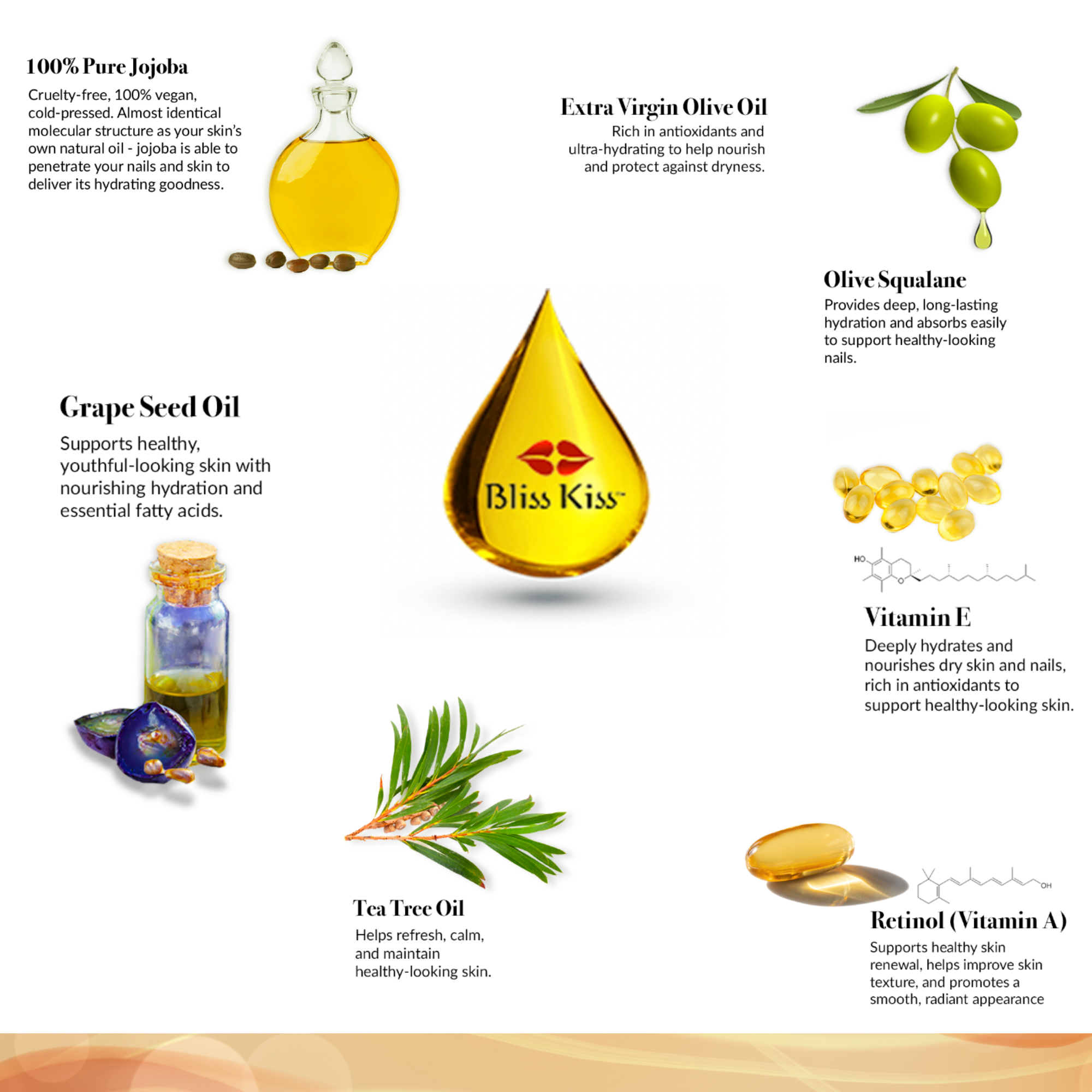 Simply Pure™ Hydrating Oil - 15 ml Dropper Bottle | Vanilla