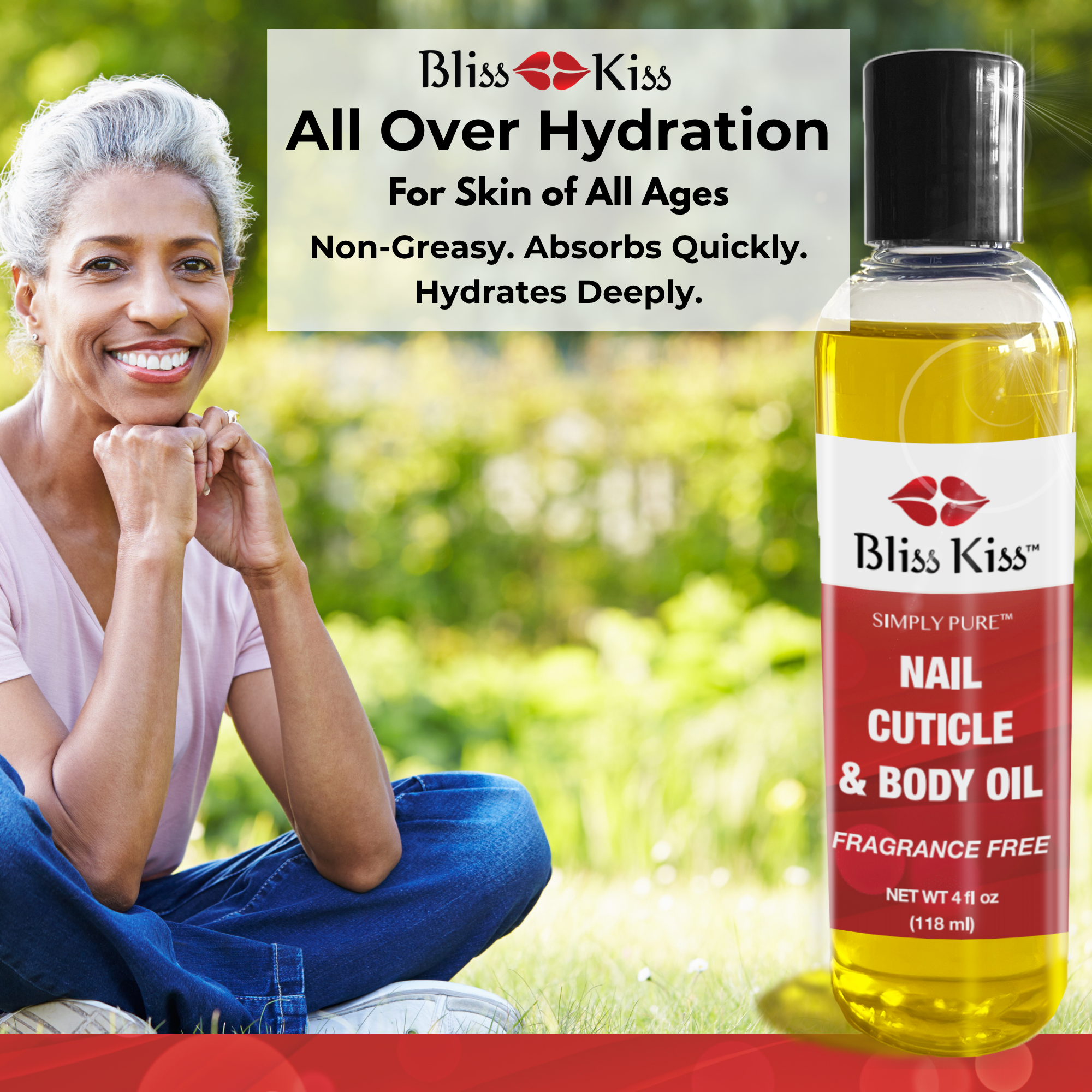 Simply Pure™ Hydrating Oil - 4 oz Bottle
