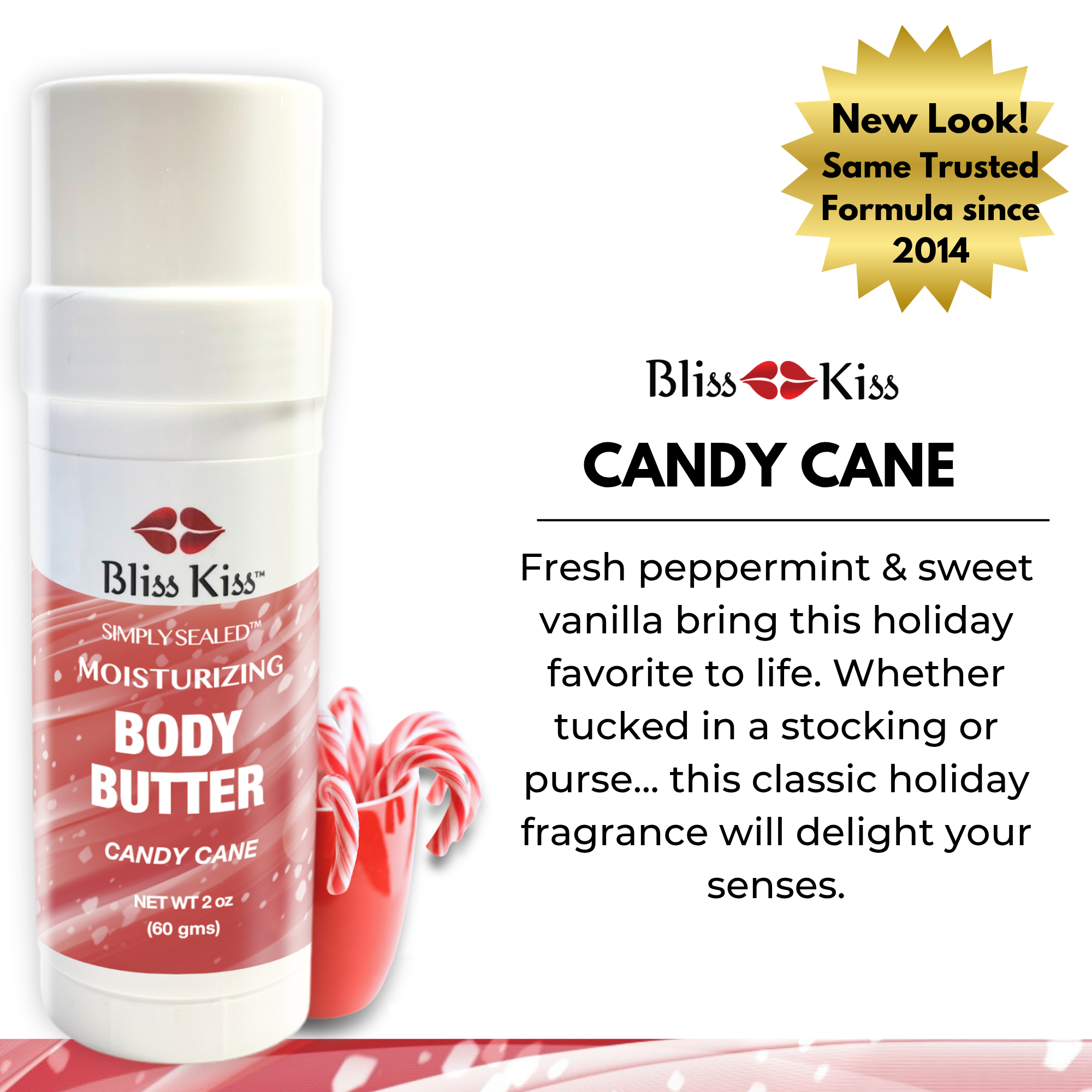 Simply Sealed™ Lotion Stick - Candy Cane