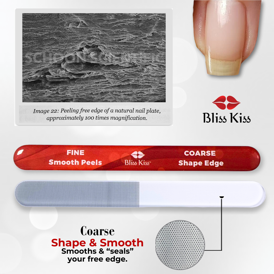 NEW & IMPROVED! Bliss Kiss™ Nano Glass Nail File