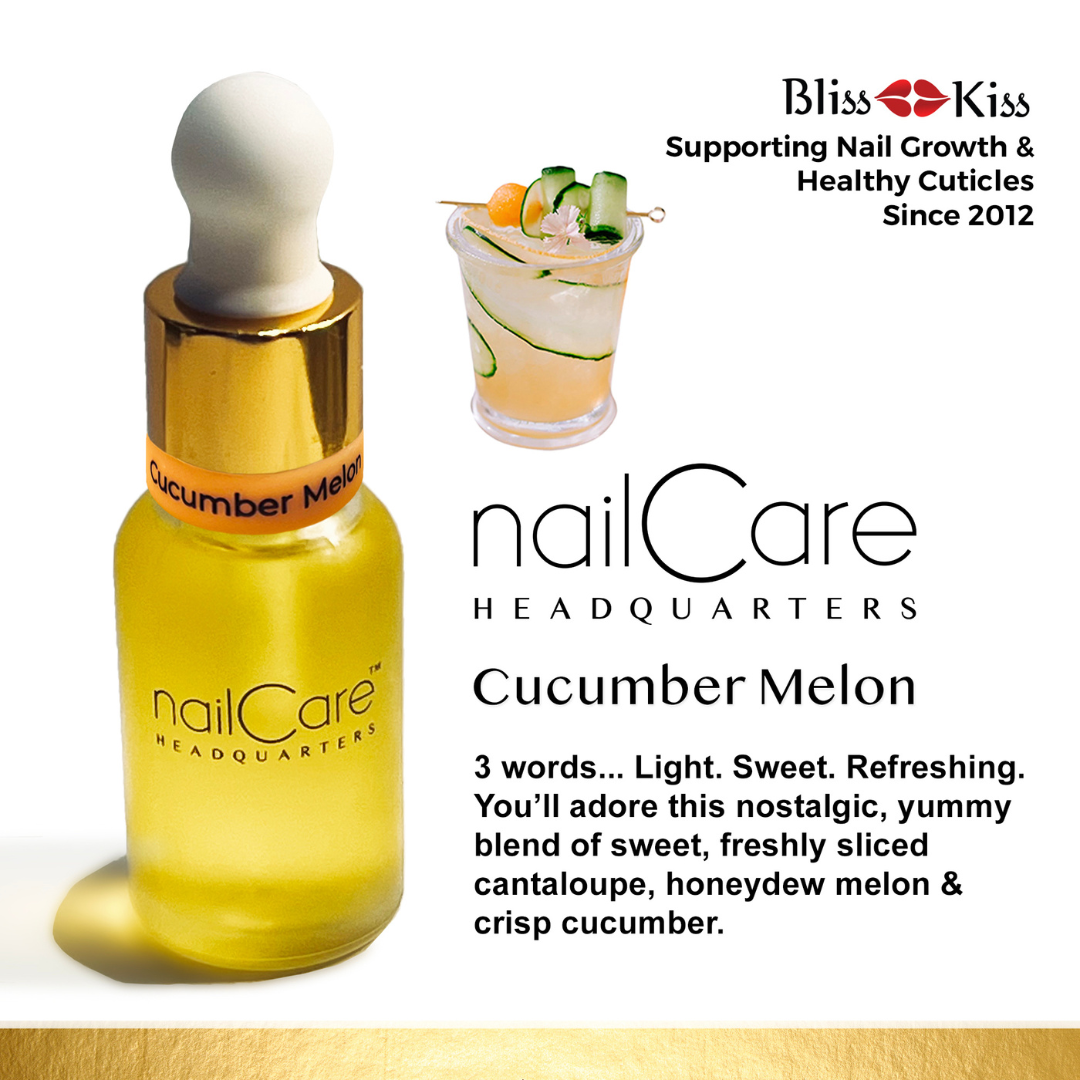 Nail Care Headquarters Simply Pure™ Hydrating Oil - 15 ml Dropper Bottle | Cucumber Melon