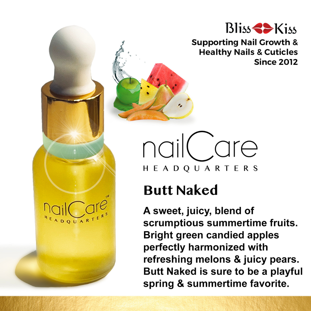 Nail Care Headquarters Simply Pure™ Hydrating Oil - 15 ml Dropper Bottle | Butt Naked
