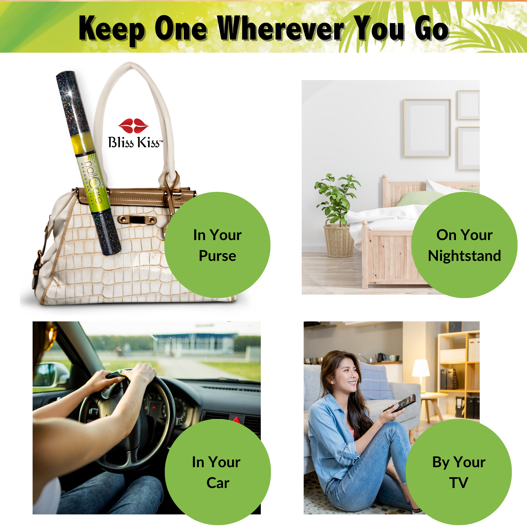 1-Pen: HOLO Twist Simply Pure™ Nail Oil Pen - 2ml Travel Sized - Coconut Lime Verbena