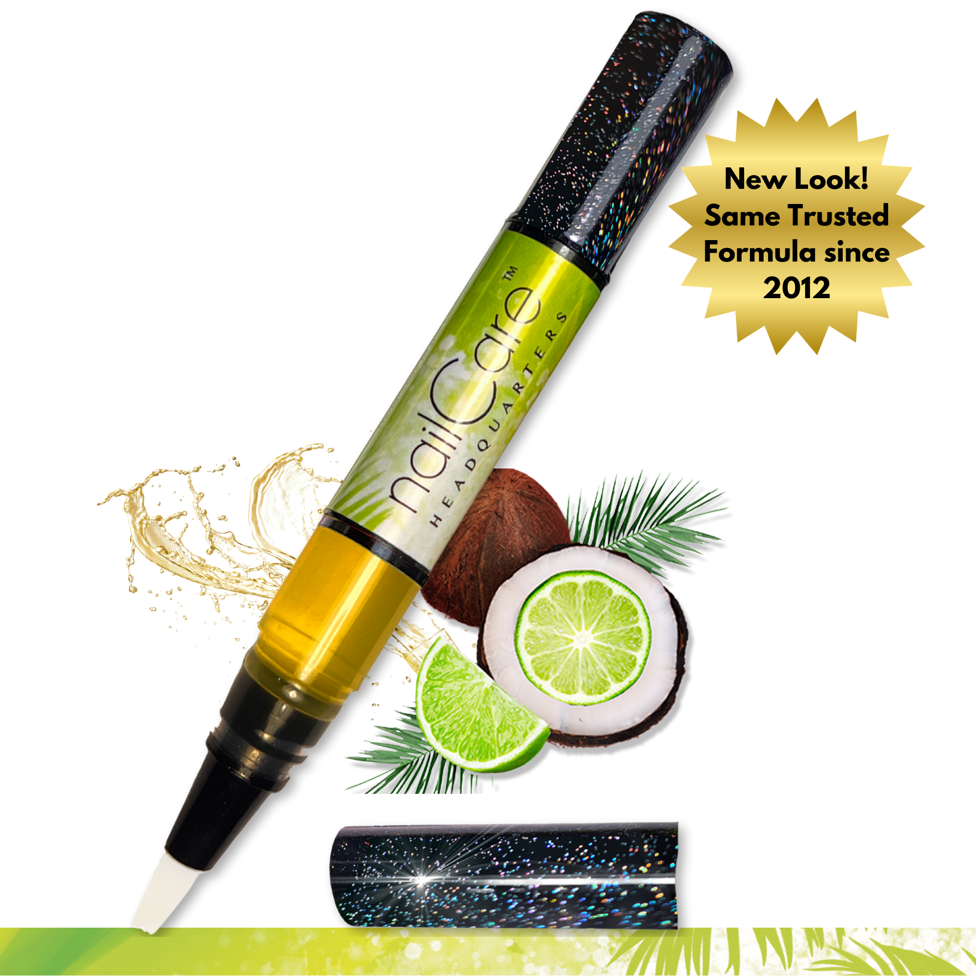 1-Pen: HOLO Twist Simply Pure™ Nail Oil Pen - 2ml Travel Sized - Coconut Lime Verbena