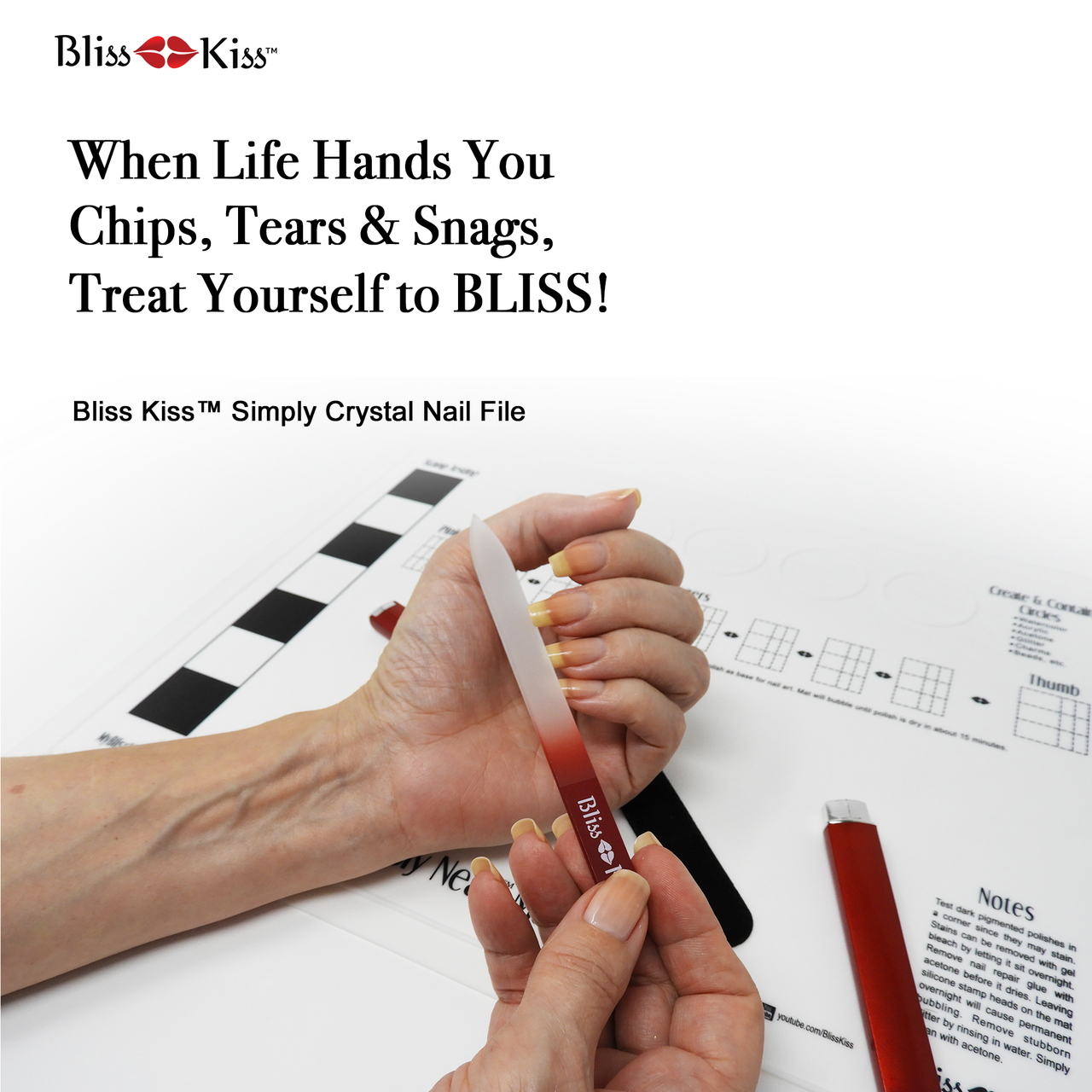 Simply Crystal™ Nail File - Large with Case