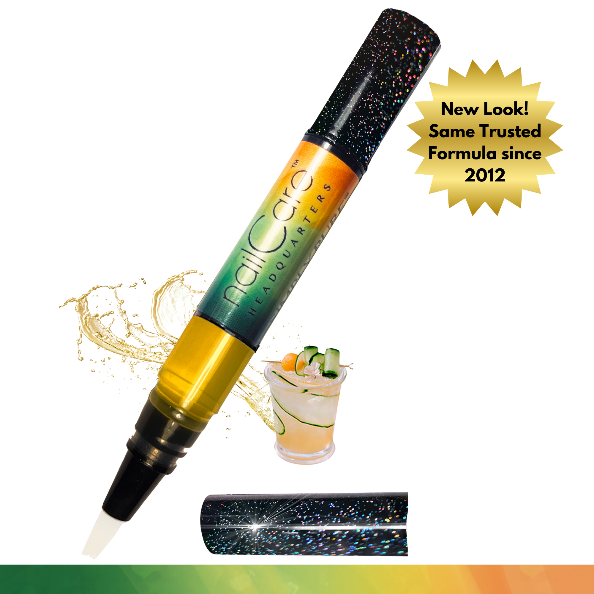 1-Pen: HOLO Twist Simply Pure™ Nail Oil Pen - 2ml Travel Sized - Cucumber Melon