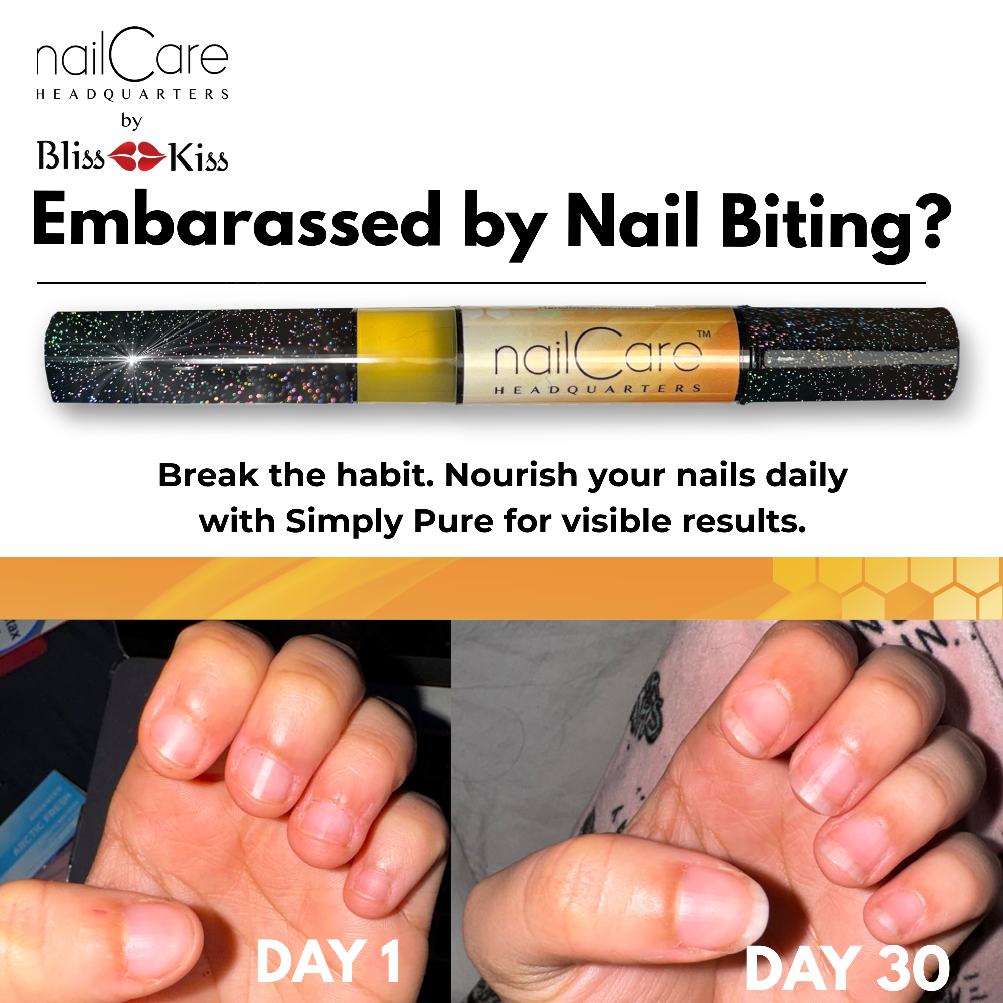 1-Pen: HOLO Twist Simply Pure™ Nail Oil Pen - 2ml Travel Sized - Milk & Honey