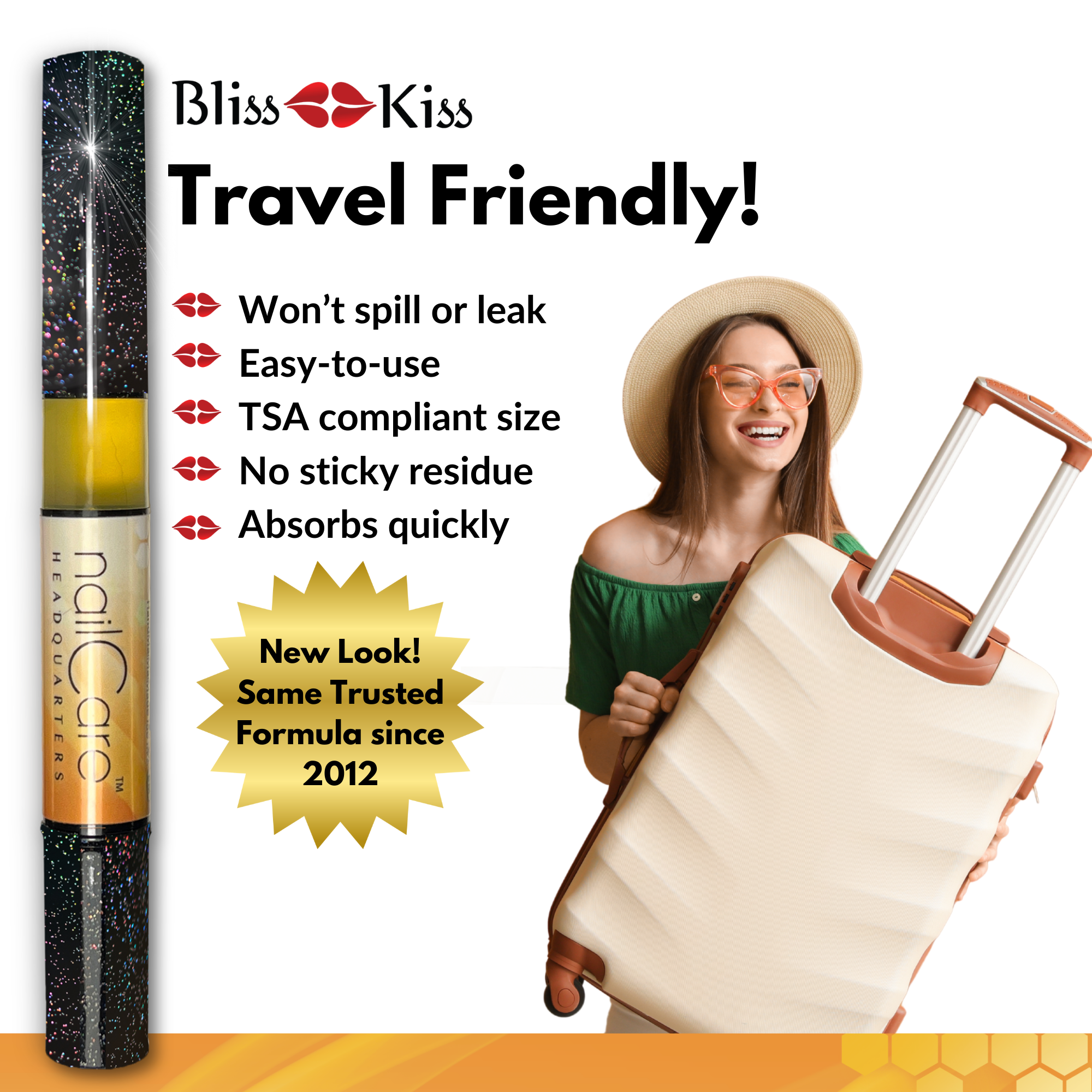1-Pen: HOLO Twist Simply Pure™ Nail Oil Pen - 2ml Travel Sized - Milk & Honey