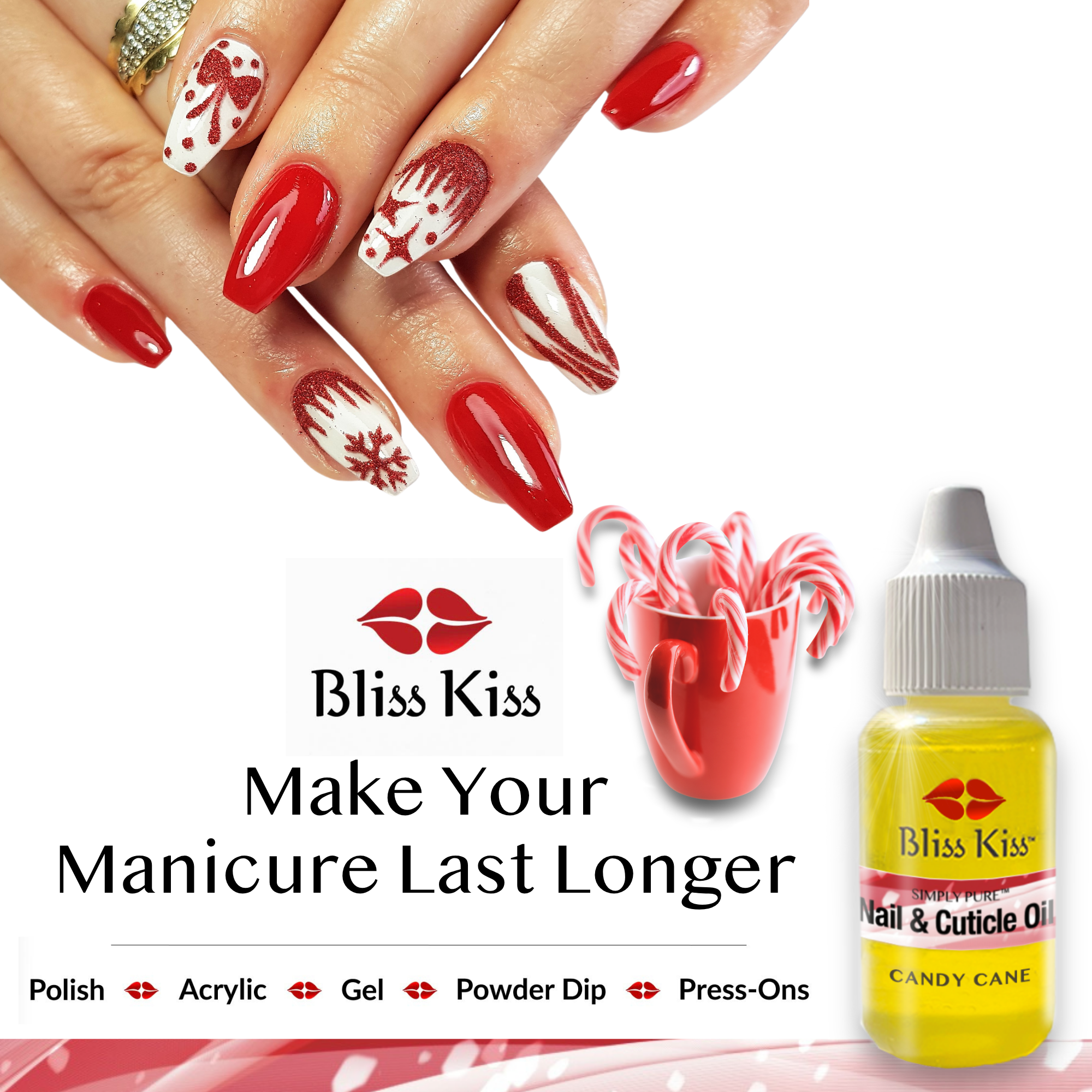 Simply Pure™ Hydrating Oil 15 ml Dropper - Candy Cane