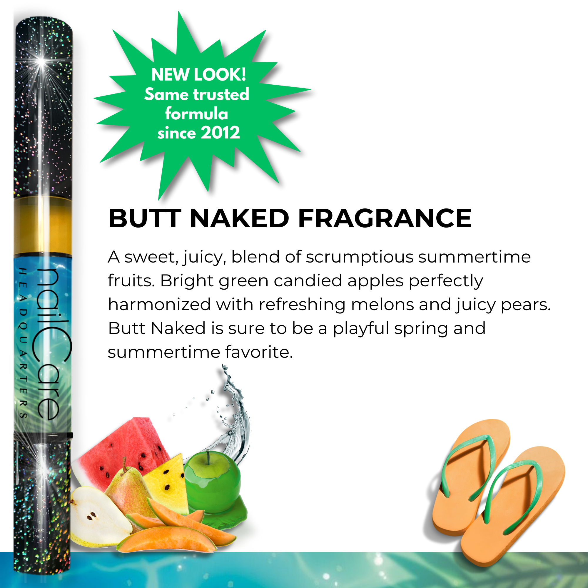 1-Pen: HOLO Twist Simply Pure™ Nail Oil Pen - 2ml Travel Sized - Butt Naked