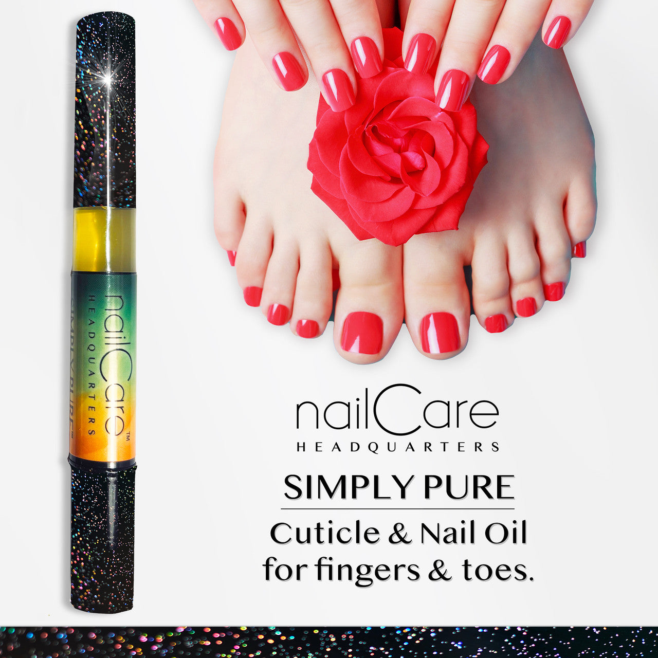1-Pen: HOLO Twist Simply Pure™ Nail Oil Pen - 2ml Travel Sized