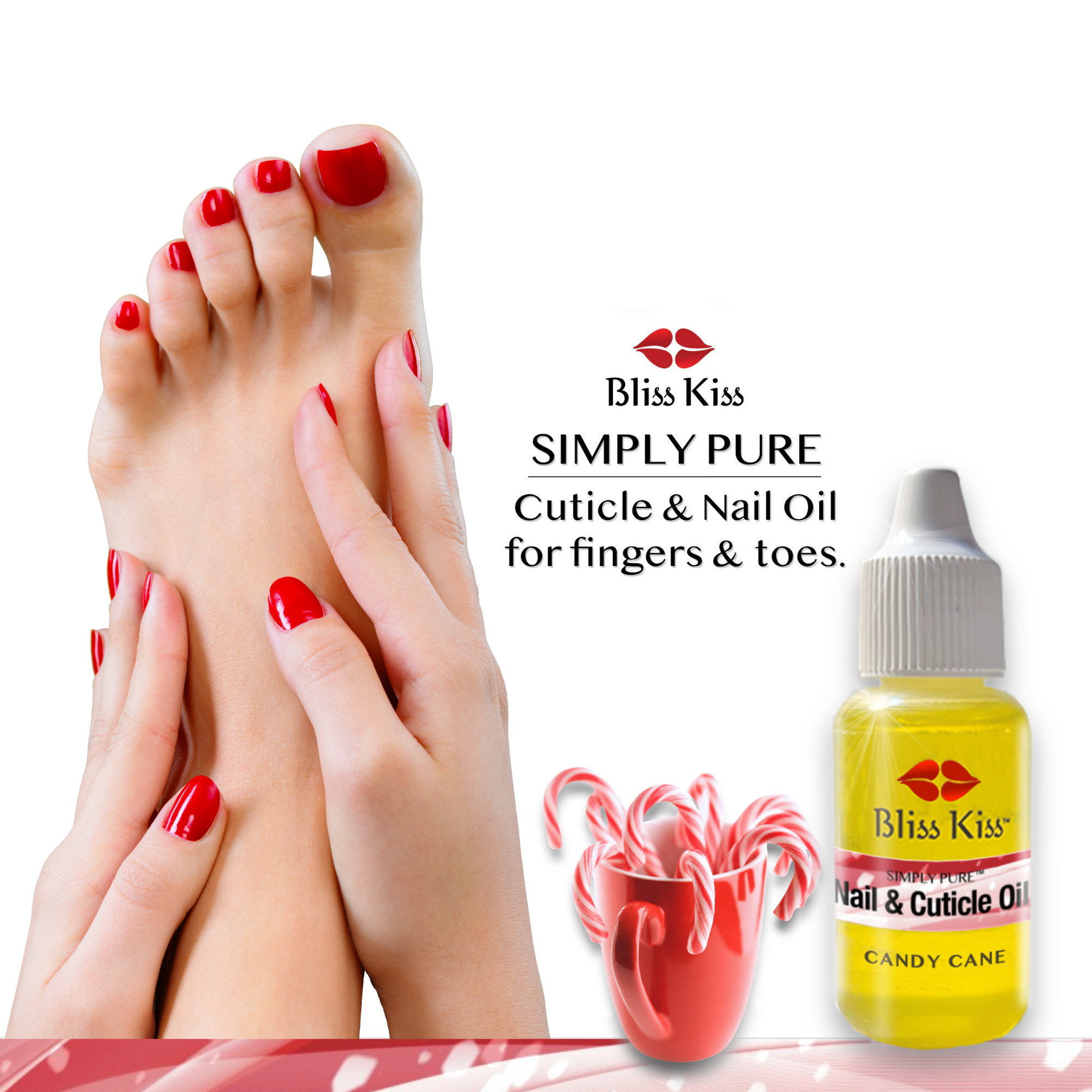 Simply Pure™ Hydrating Oil 15 ml Dropper - Candy Cane