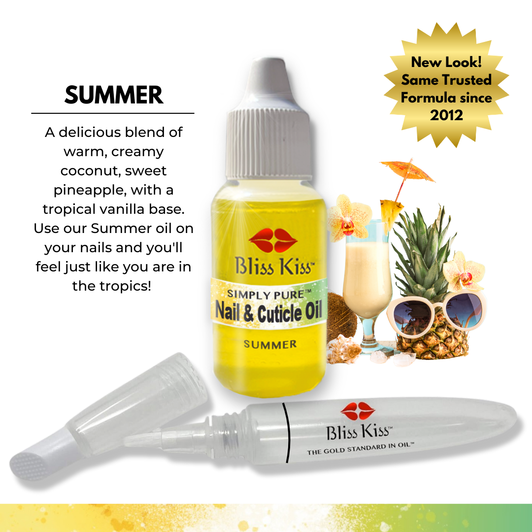 Simply Pure™ Dropper + Refillable Nail Oil Pen Combo Kit | 1-Pen Summer Colada