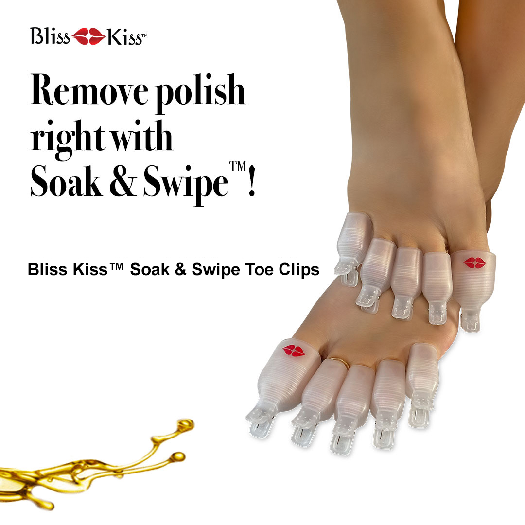 Soak & Swipe Pedicure Toe Clips