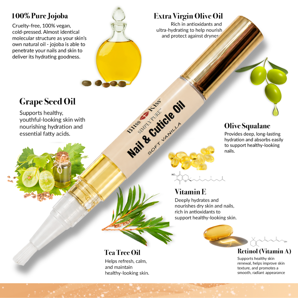 Simply Pure™ Hydrating Oil - Starter Kit (4 Pens) - SOFT Vanilla Scent