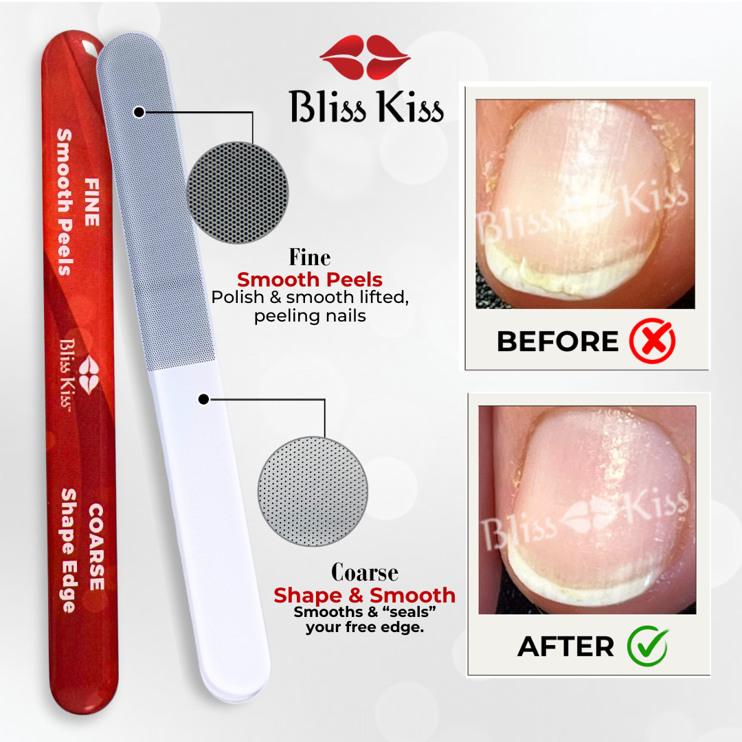 NEW & IMPROVED! Bliss Kiss™ Nano Glass Nail File