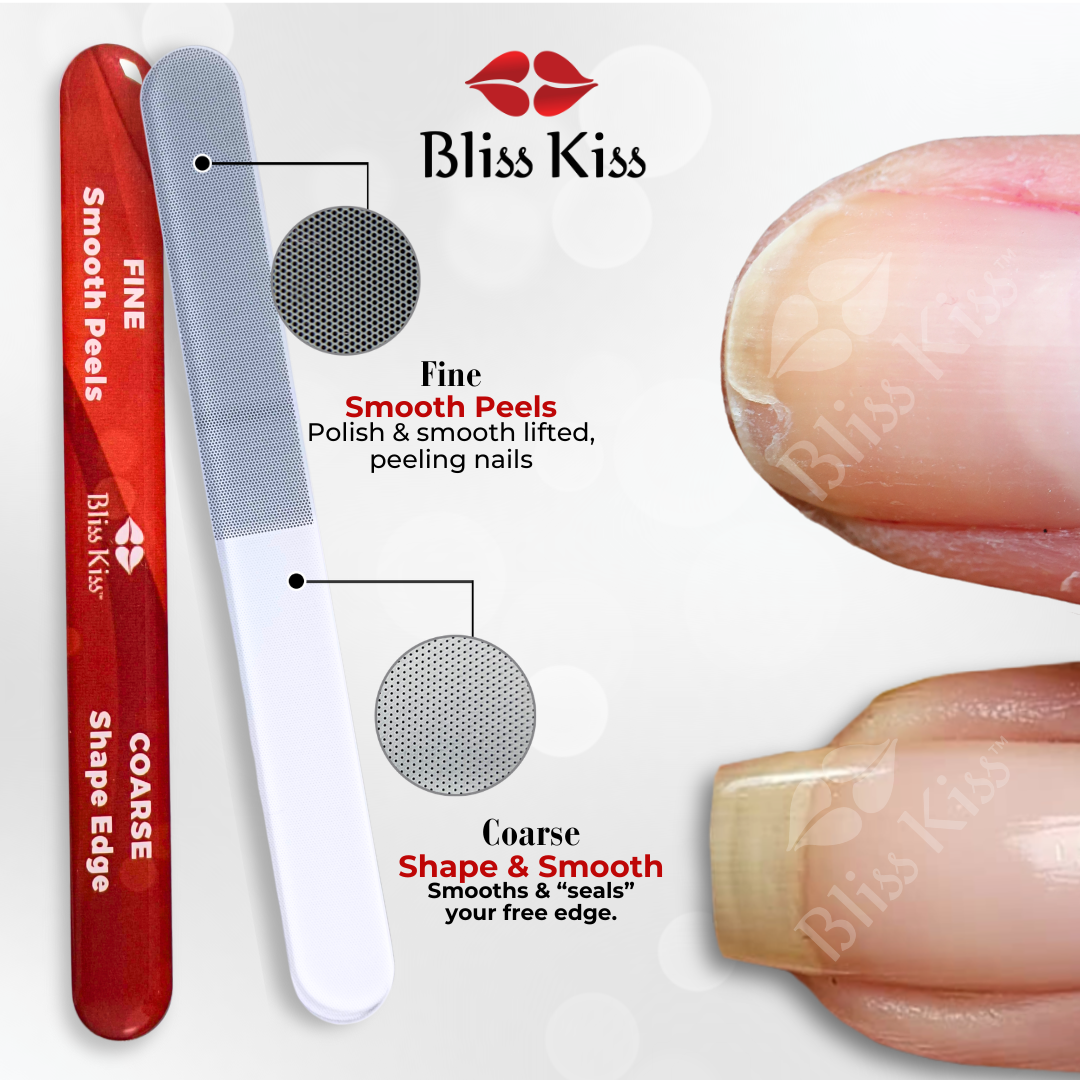 NEW & IMPROVED! Bliss Kiss™ Nano Glass Nail File