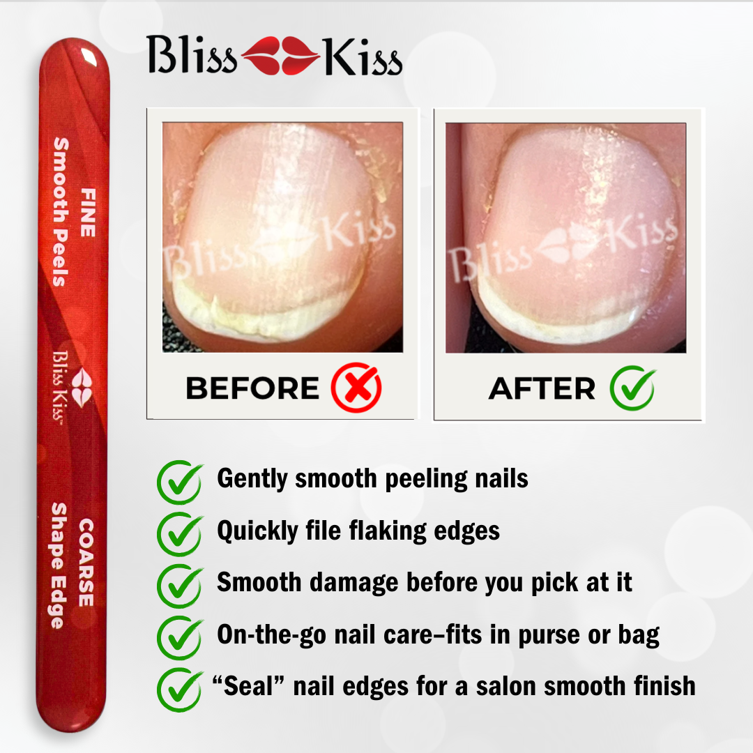 NEW & IMPROVED! Bliss Kiss™ Nano Glass Nail File