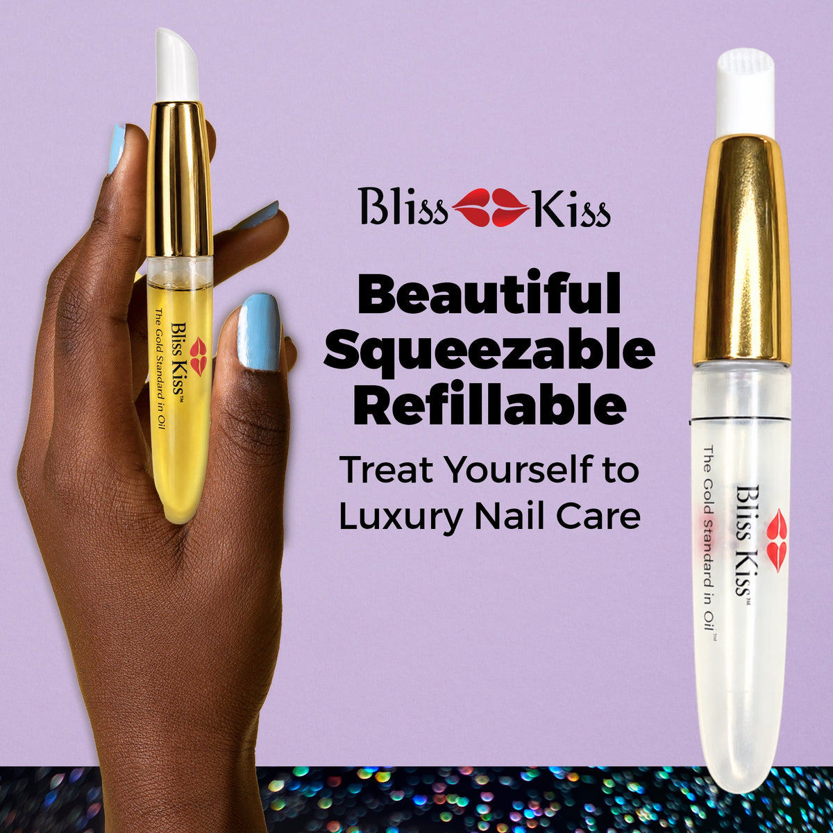 Bliss Kiss™ Refillable Nail Oil Pens | Sold Empty