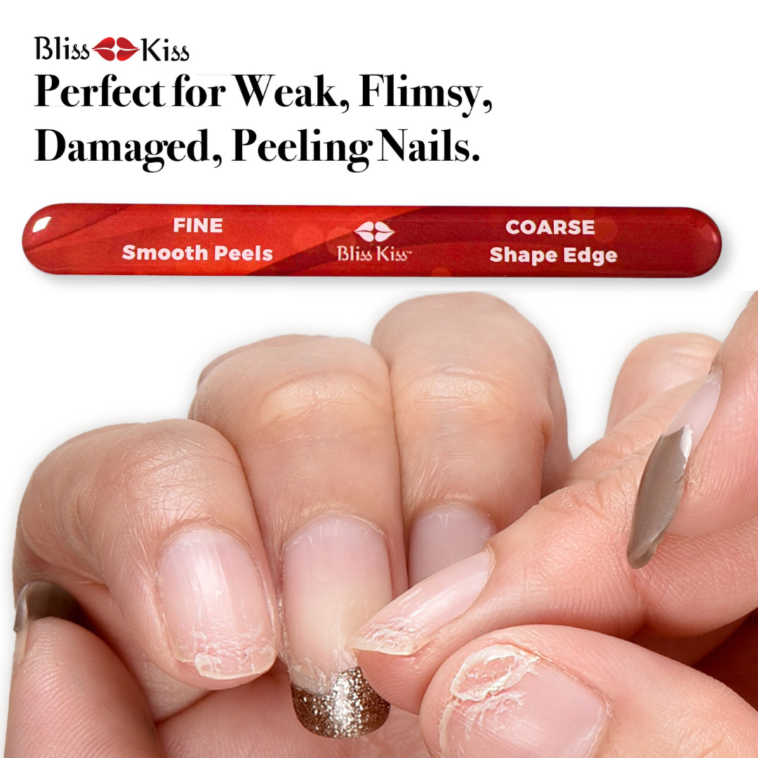NEW & IMPROVED! Bliss Kiss™ Nano Glass Nail File