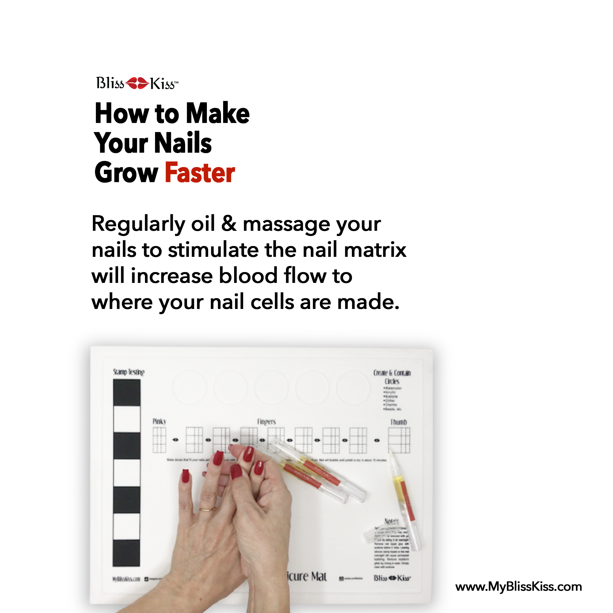 How to Make Your Nails Grow FASTER! - Bliss Kiss by Finely